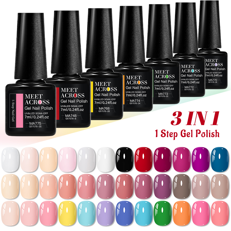 Nail Art One Stroke - Esmalte de Gel de 1 paso,