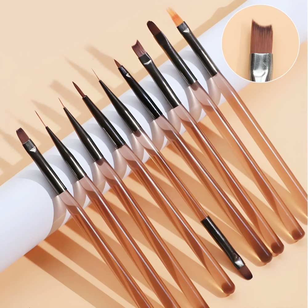 Nail Art Viral - 9 Uds. Pincel para uñas para