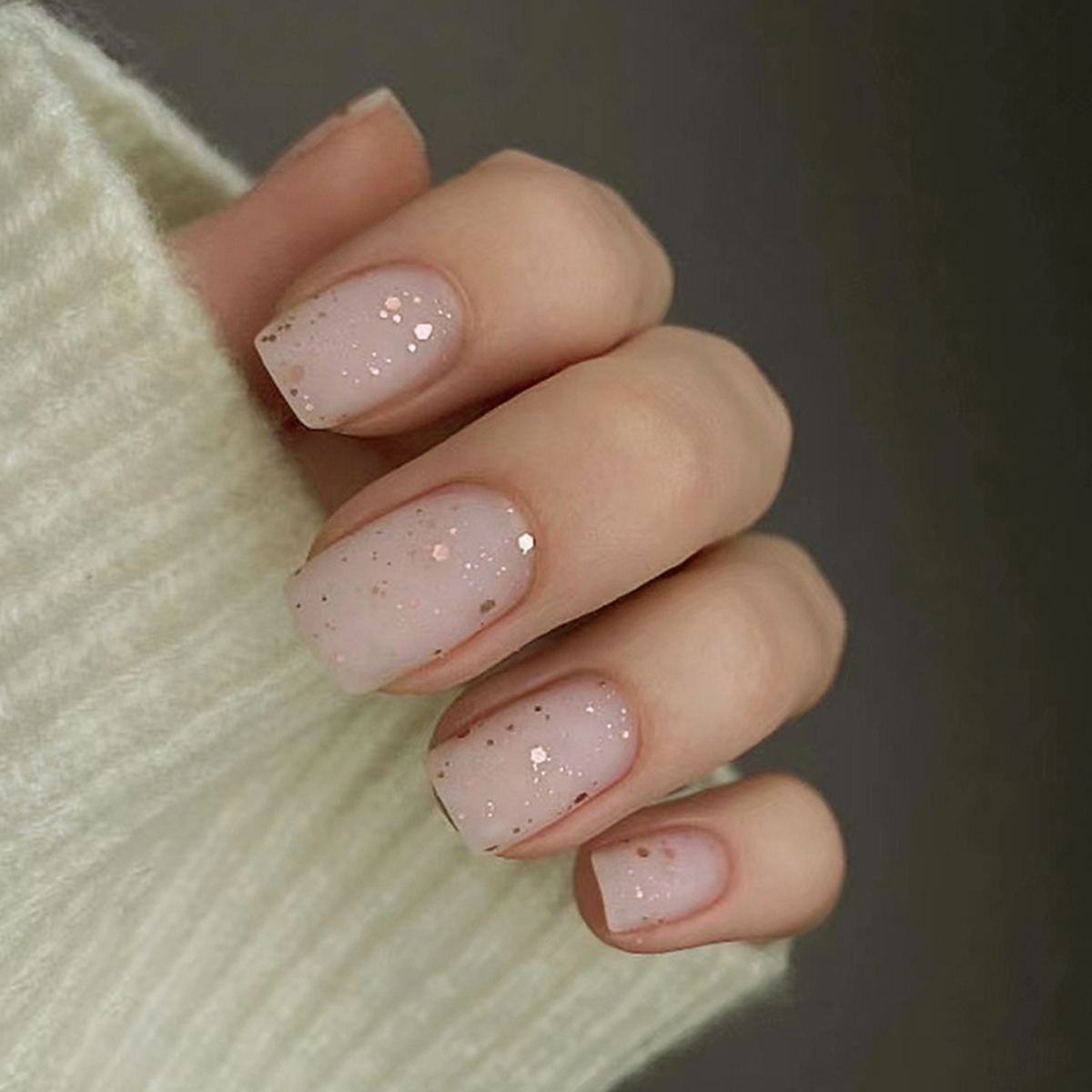Nail Art Gliter - 24 piezas de fragmentos de textura