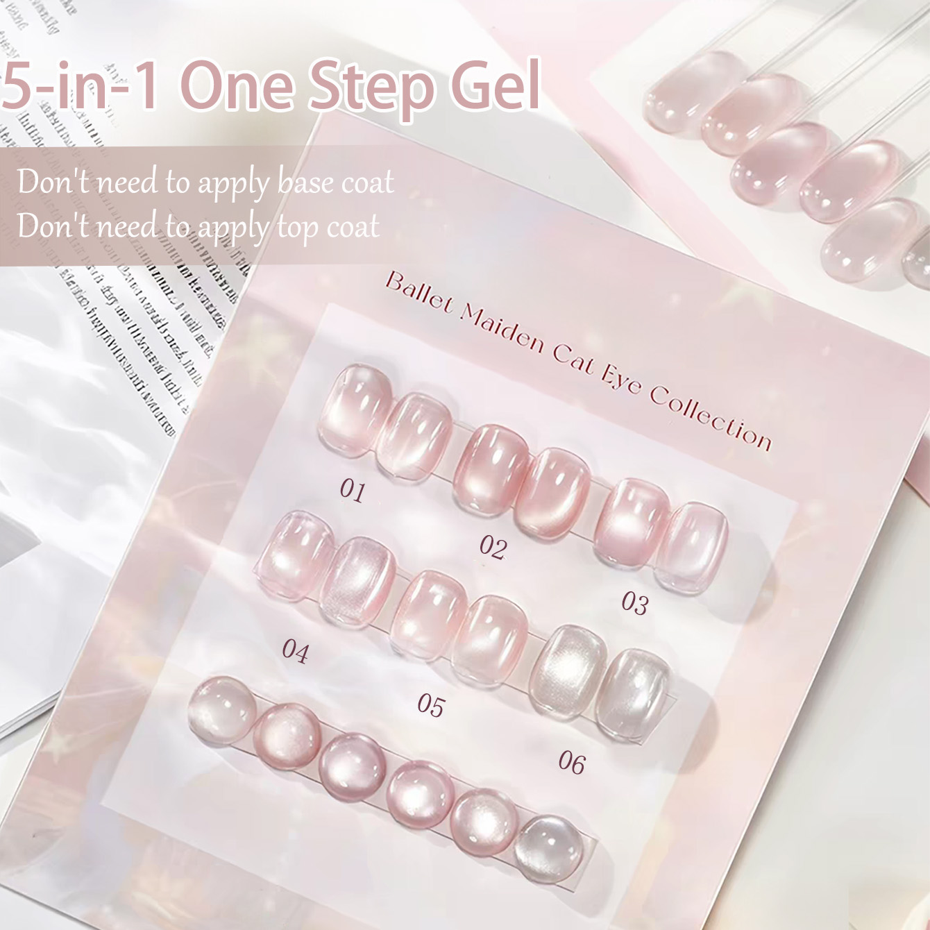 SHAKA 1-6 piezas Gel Transpare - Nail Art One Stroke reseña y precio