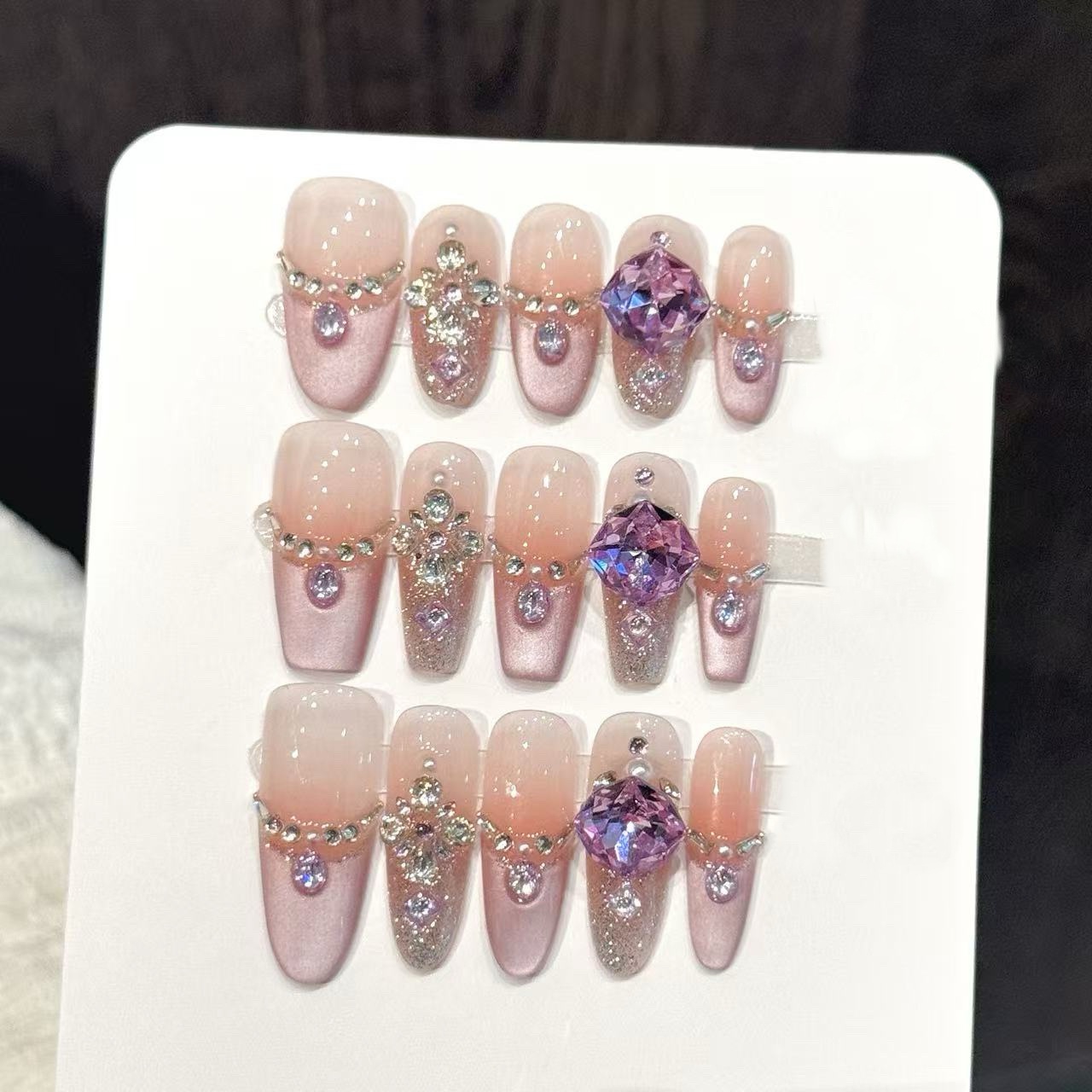 10 Uds. de Uñas Postizas Prens - Nail Art Oval reseña y precio