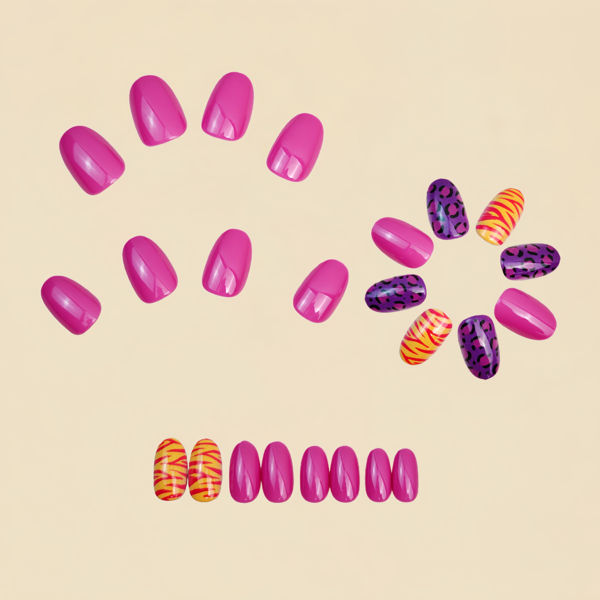 Uñas postizas largas y cortas  - Nail Art Gliter reseña y precio