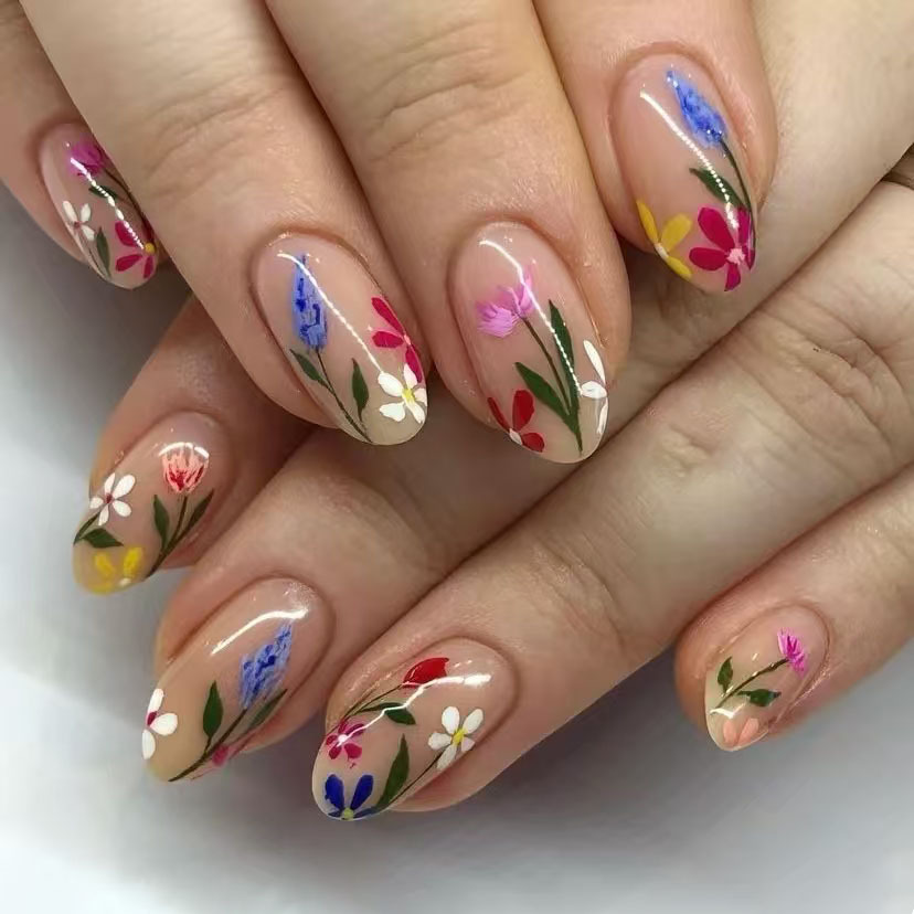24 Uds. De puntas simples de u - Nail Art Aesthetic reseña y precio