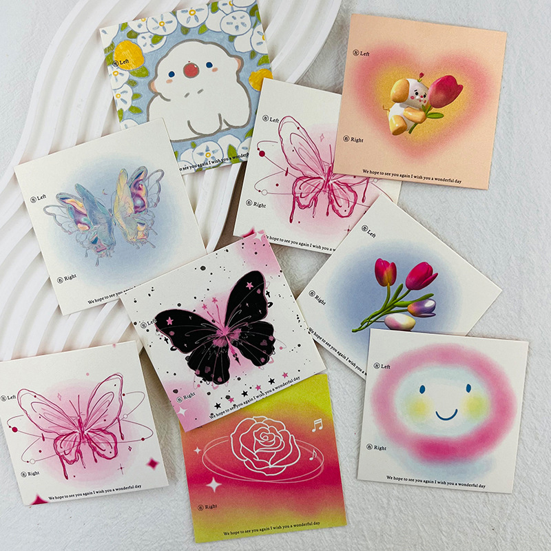 50 Uds 6,5x6,5 cm 8x8cm tarjet - Nail Art Viral reseña y precio