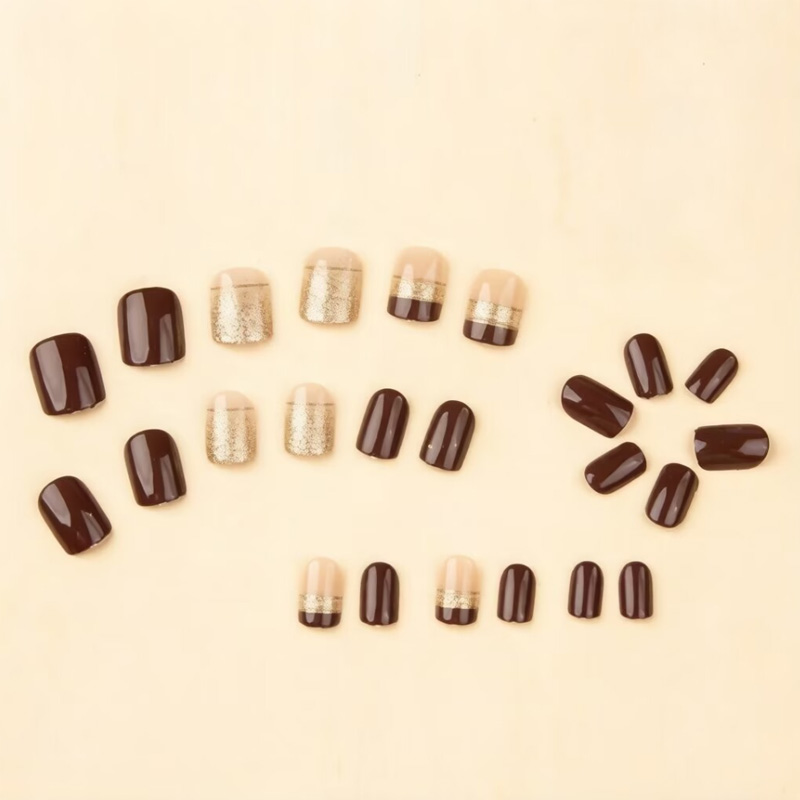 Uñas postizas cuadradas cortas - Nail Art Gliter reseña y precio