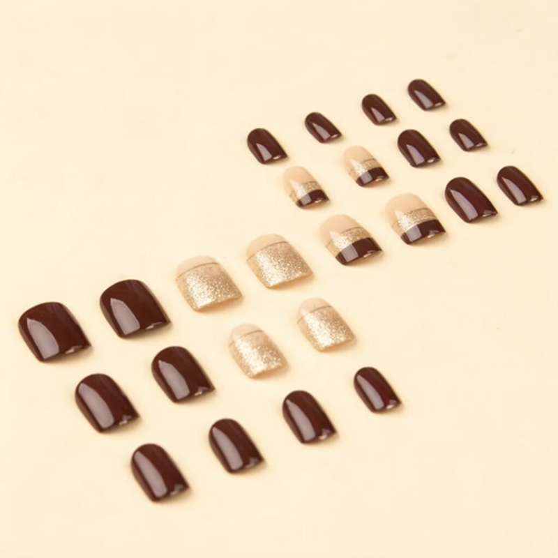 Uñas postizas cuadradas cortas - Nail Art Gliter reseña y precio