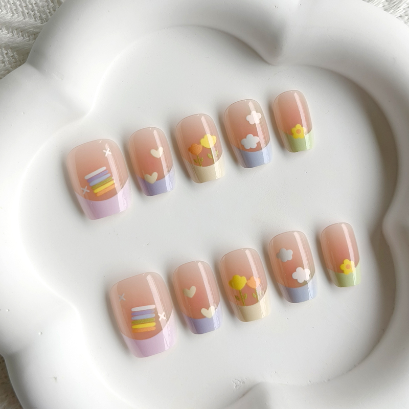 10 Uds. Pegatinas de Uñas Post - Nail Art French reseña y precio