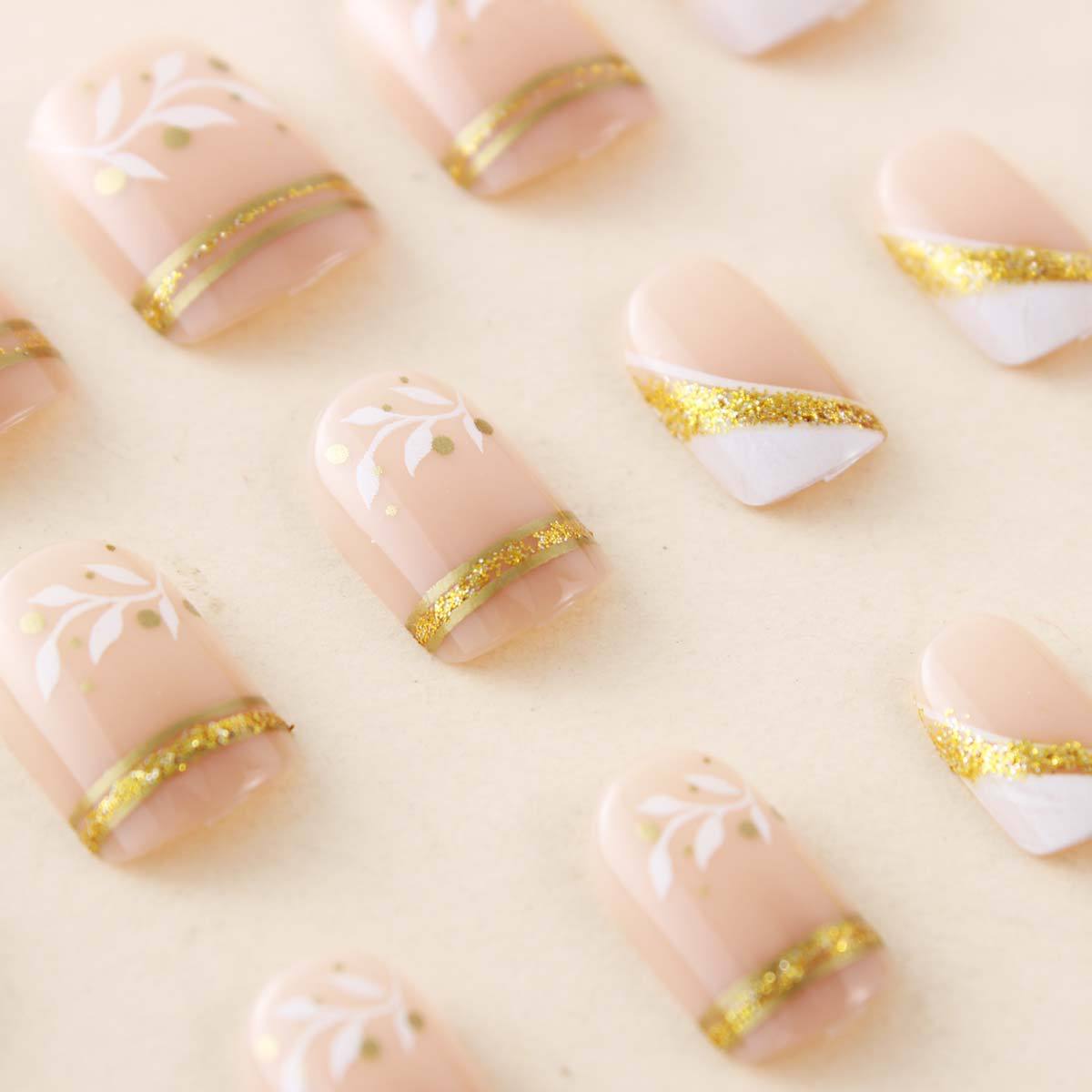 Uñas postizas cortas y mediana - Nail Art Gliter reseña y precio