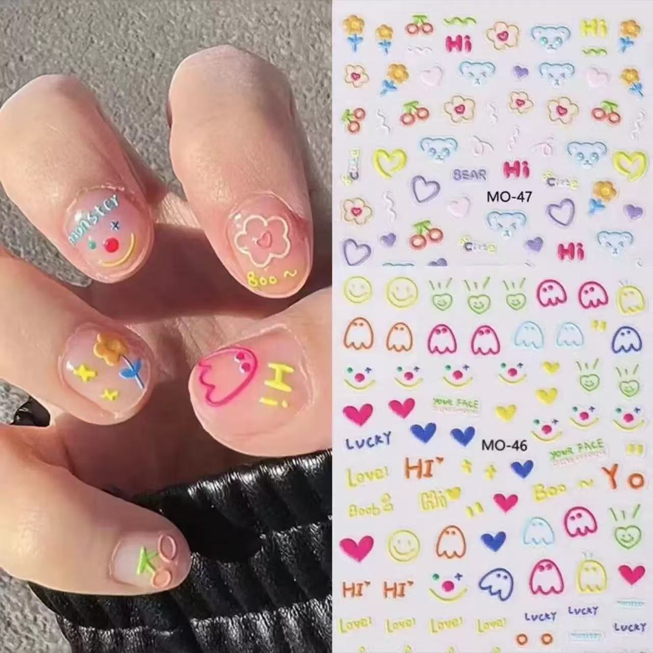 Pegatinas Virales de Uñas con  - Nail Art Viral reseña y precio