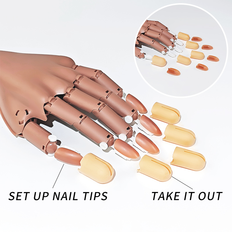 Práctica falsa de uñas, piezas - Nail Art Viral reseña y precio