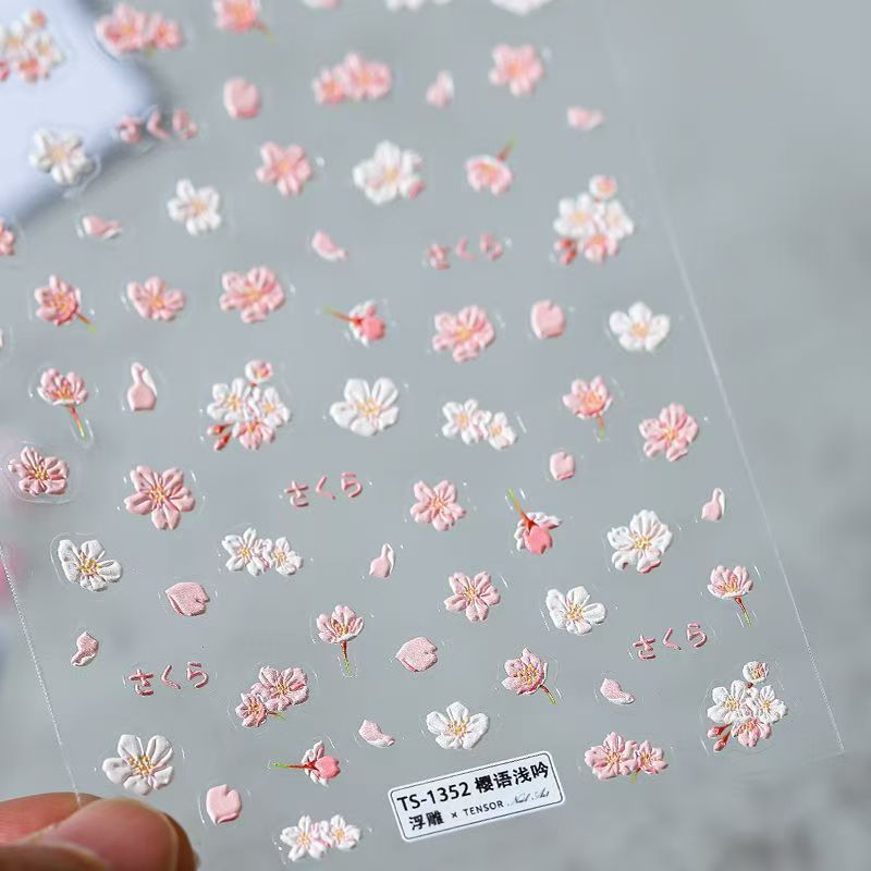Pegatinas Virales Florales de  - Nail Art Viral reseña y precio