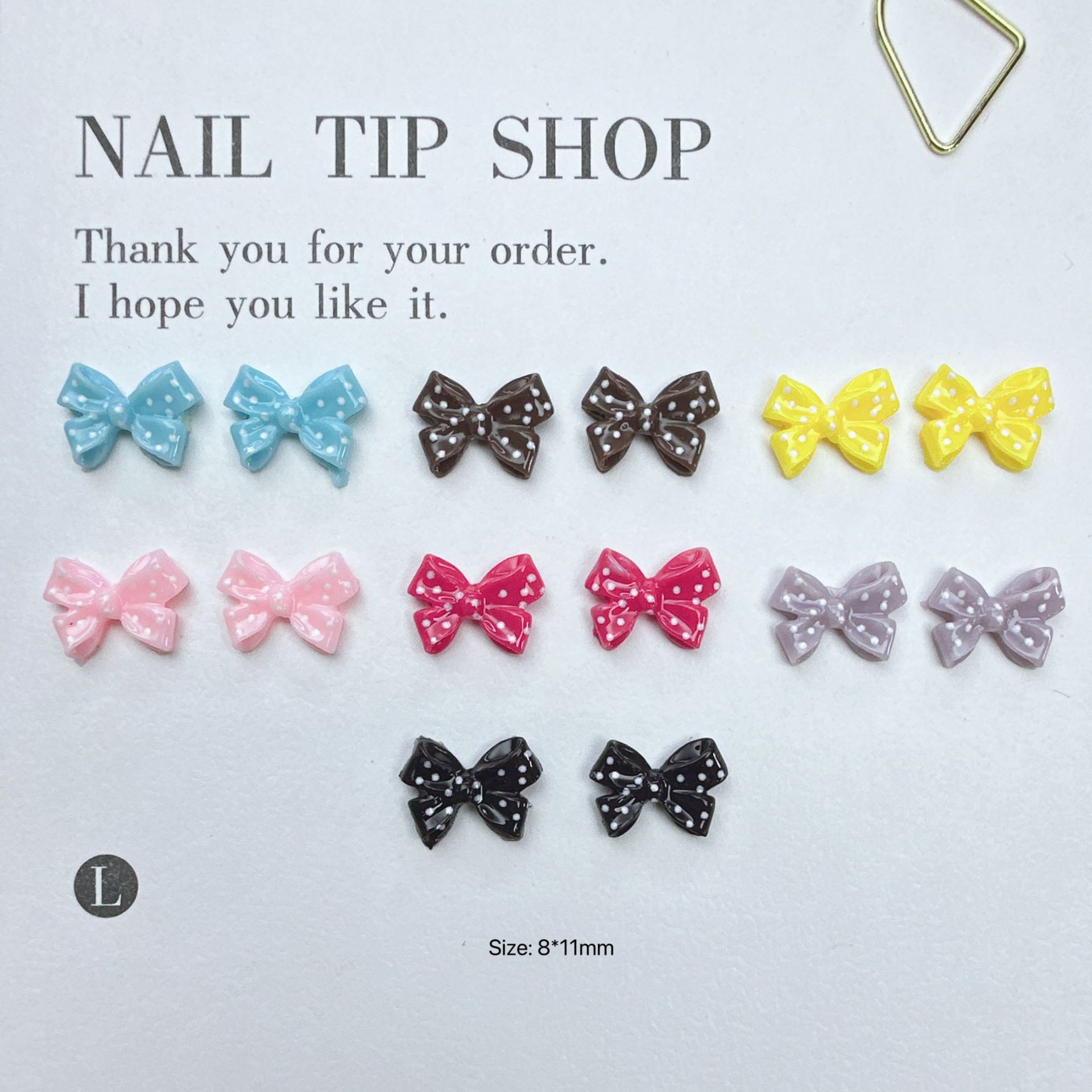 100 unids/pack 8 × 11MM dijes  - Nail Art Queen reseña y precio