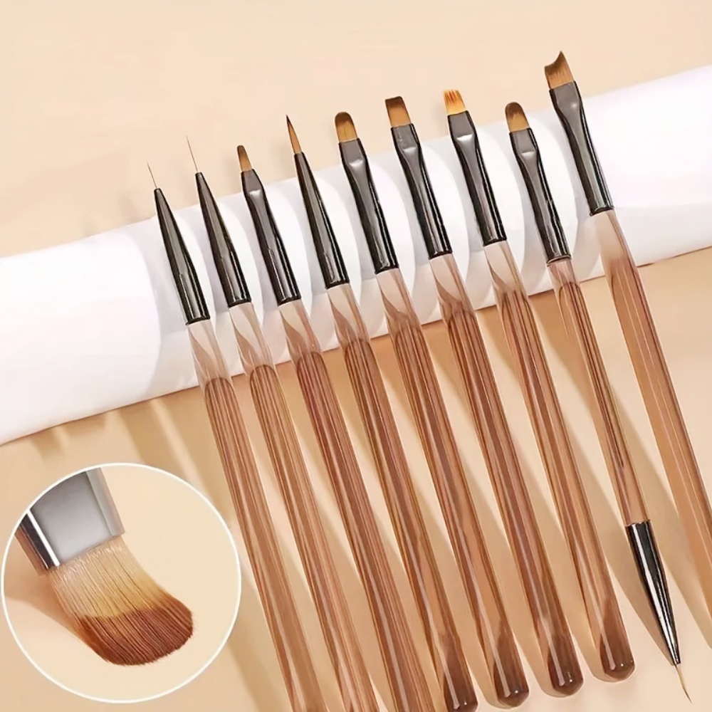 9 Uds. Pincel para uñas para d - Nail Art Viral reseña y precio