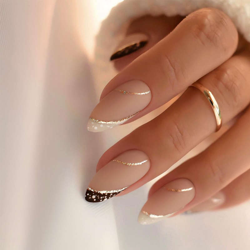 24 piezas de uñas postizas de  - Nail Art French reseña y precio