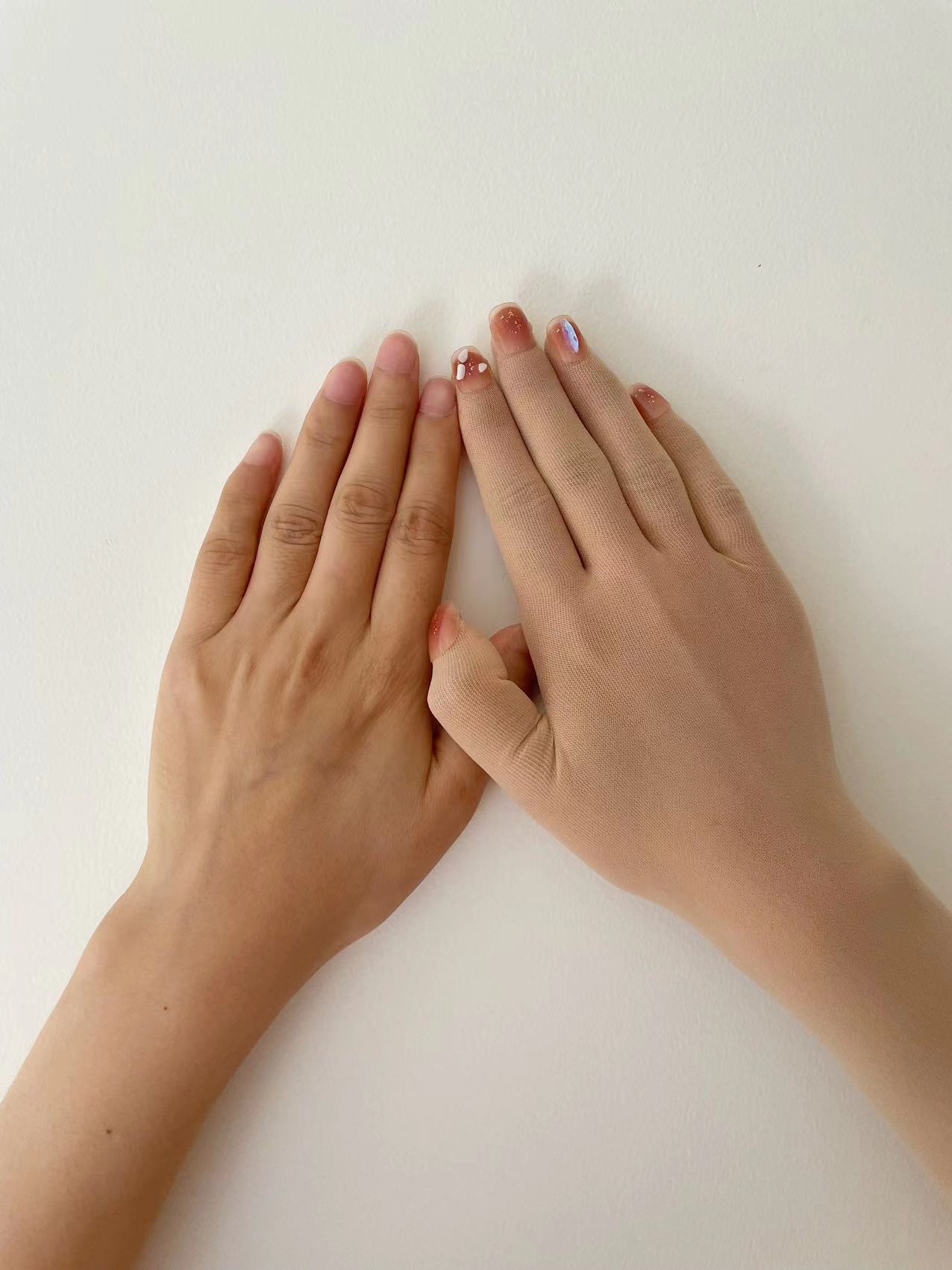 1 par de medias de protección  - Nail Art Queen reseña y precio