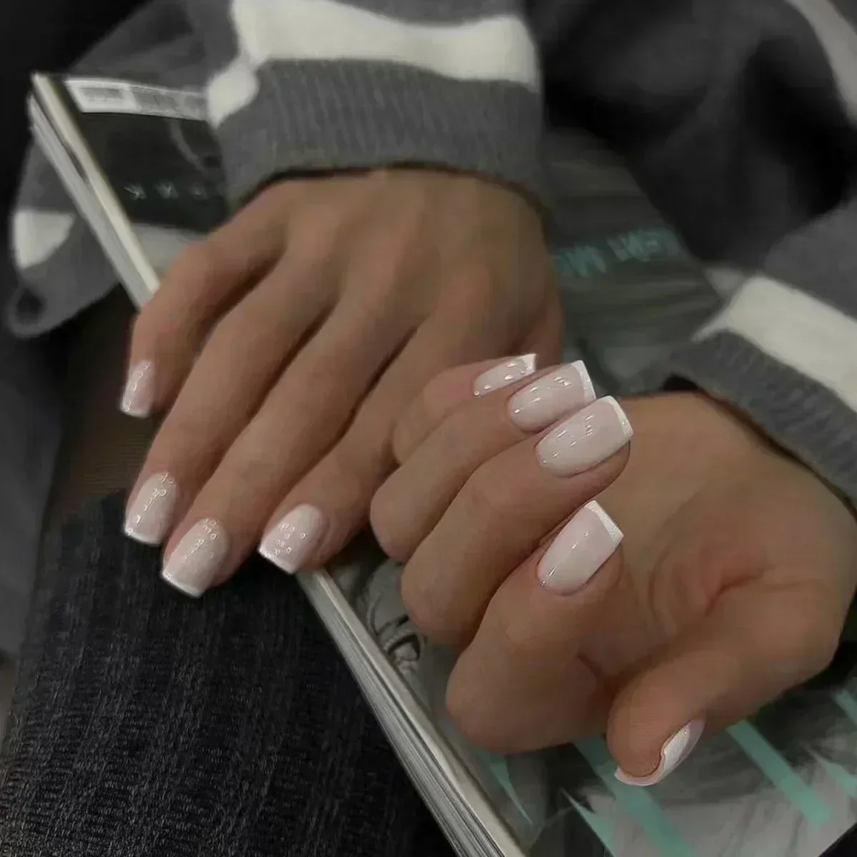 24 Uds. De uñas desmontables c - Nail Art French reseña y precio