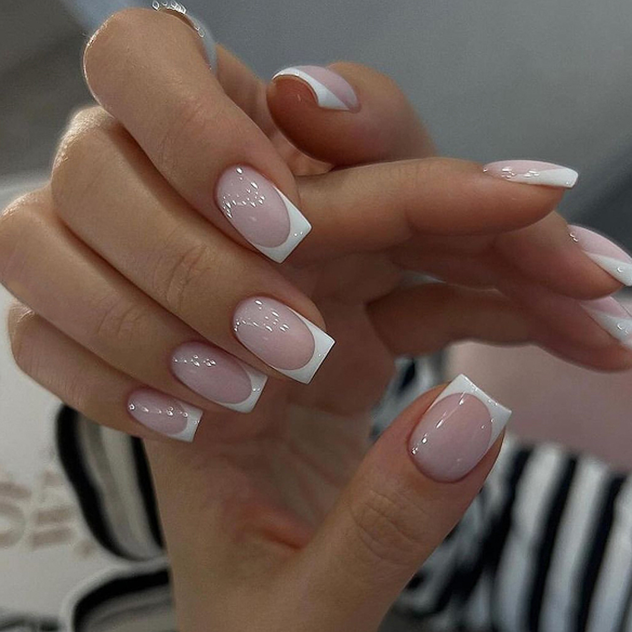 24 Uds. De uñas desmontables c - Nail Art French reseña y precio