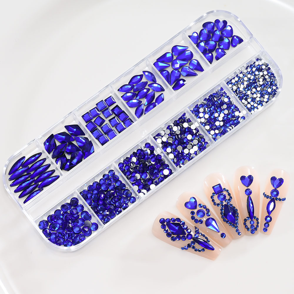 1 caja de diamantes de imitaci - Nail Art Queen reseña y precio