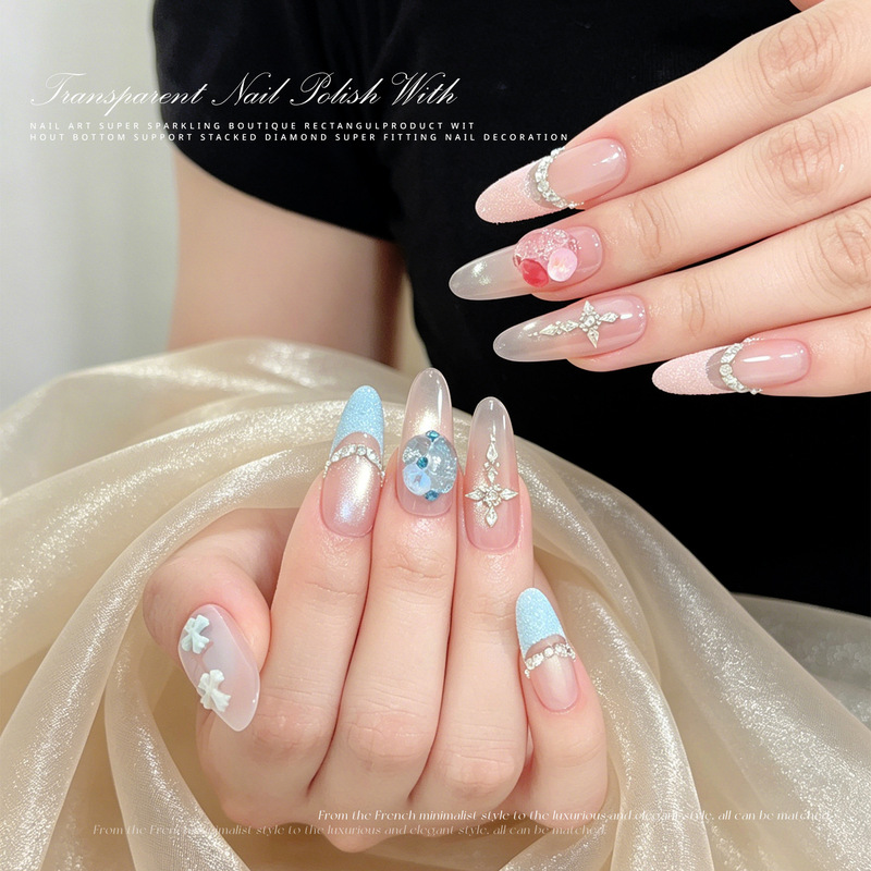 3PCS Viral No Wipe Water Dropl - Nail Art Viral reseña y precio