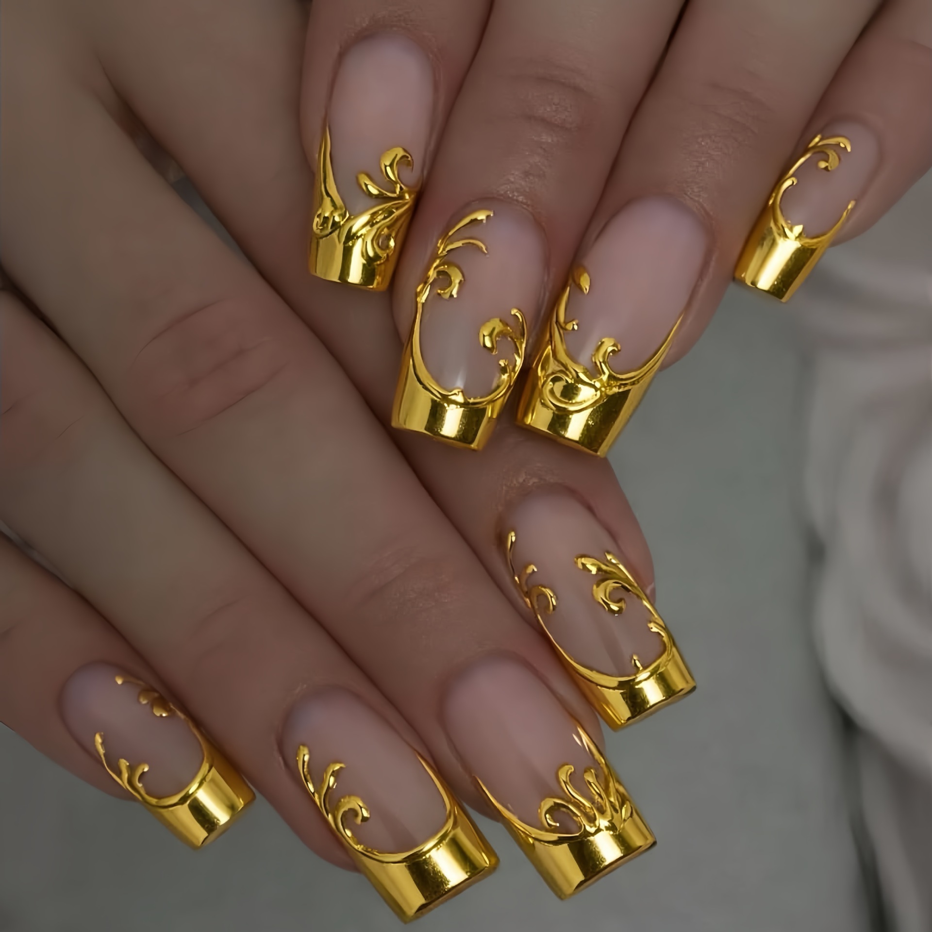 Uñas Postizas Medianas y Larga - Nail Art Aesthetic reseña y precio